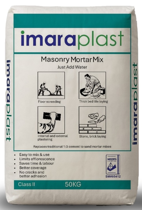 Imaraplast dry-mix mortar, 50 kg bag